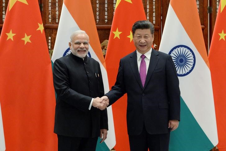 © Reuters. الصين: يجب العمل بطريقة بناءة لحل النزاعات مع الهند