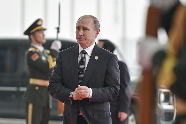 © Reuters. الكرملين: بوتين وأوباما بحثا الأزمة في سوريا وأوكرانيا