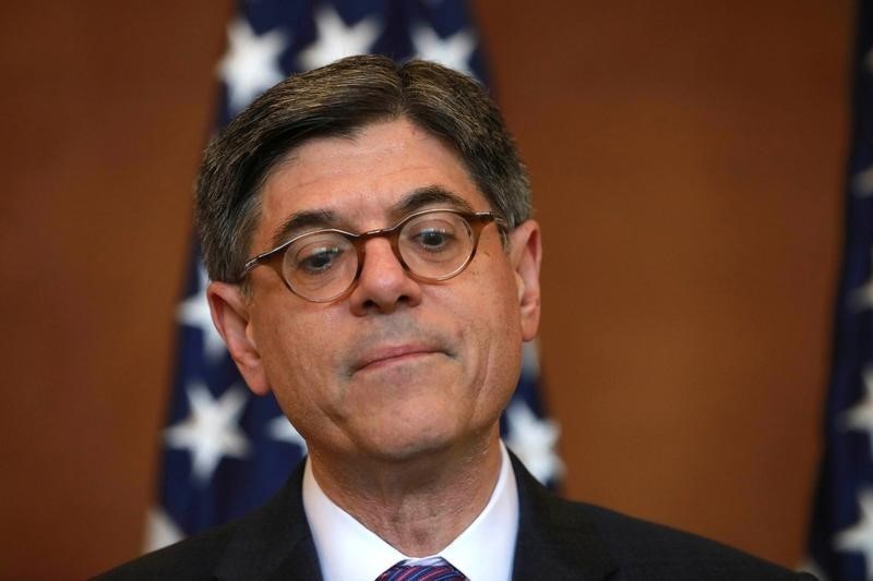 © Reuters. U.S. Secretary of the Treasury Jack Lew attends a news conference at the close of the G20 Finance Ministers and Central Bank Governors meeting in Chengdu in Southwestern China's Sichuan province