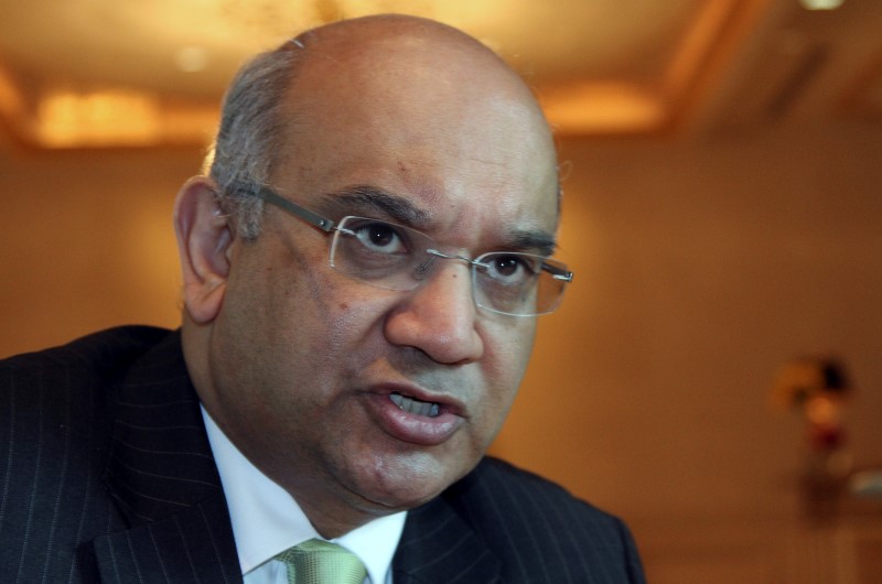 © Reuters. Keith Vaz speaks during an interview in New Delhi