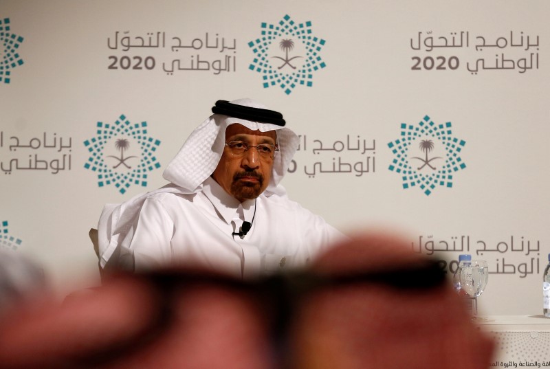 © Reuters. Ministro da Energia saudita, Khalid al-Falih