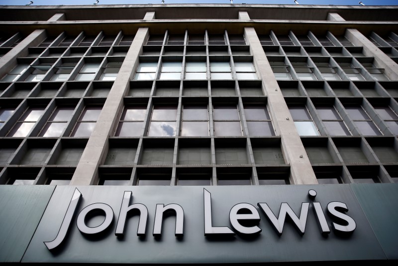 © Reuters. A John Lewis store is seen in Oxford street, in London