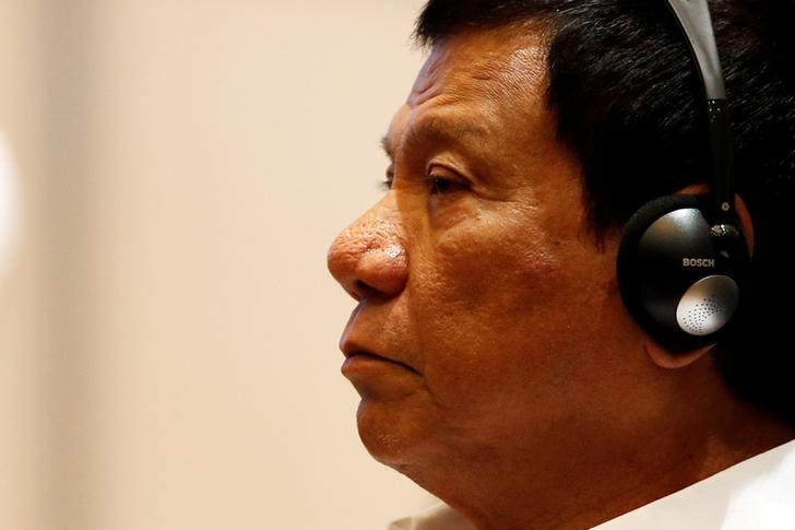 © Reuters. Presidente das Filipinas, Rodrigo Duterte