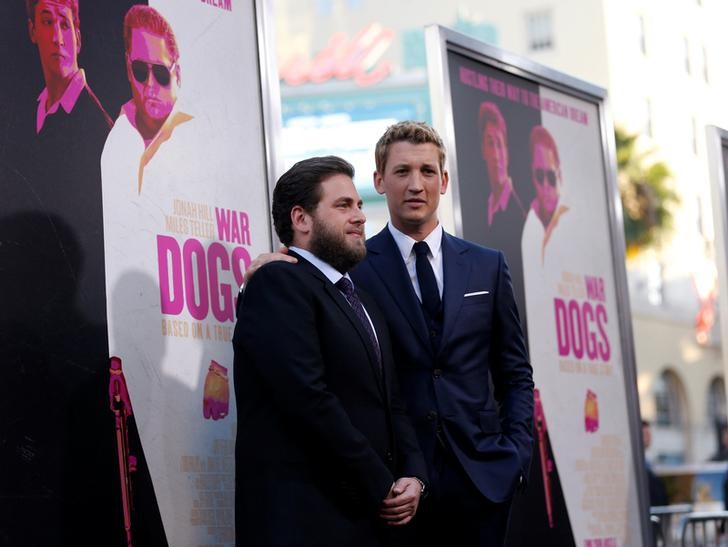 © Reuters. Jonah Hill e Miles Teller, que estão no filme “Cães de Guerra”