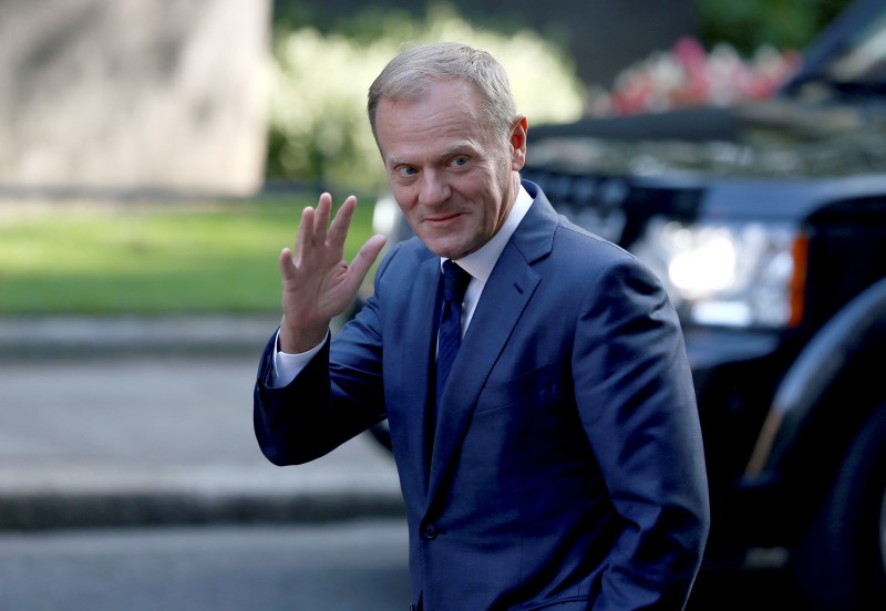 © Reuters. Presidente do Conselho Europeu, Donald Tusk