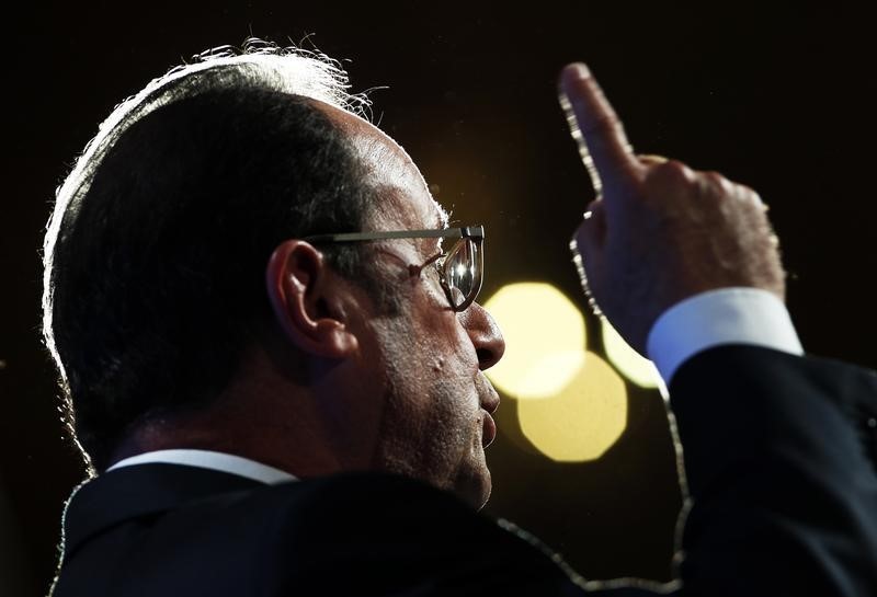 © Reuters. Hollande ofrece la señal más clara de que se presentará a la reelección