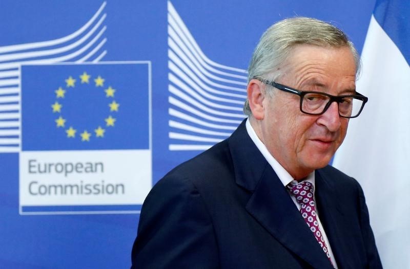 © Reuters. Il presidente della Commissione Europea Jean-Claude Juncker