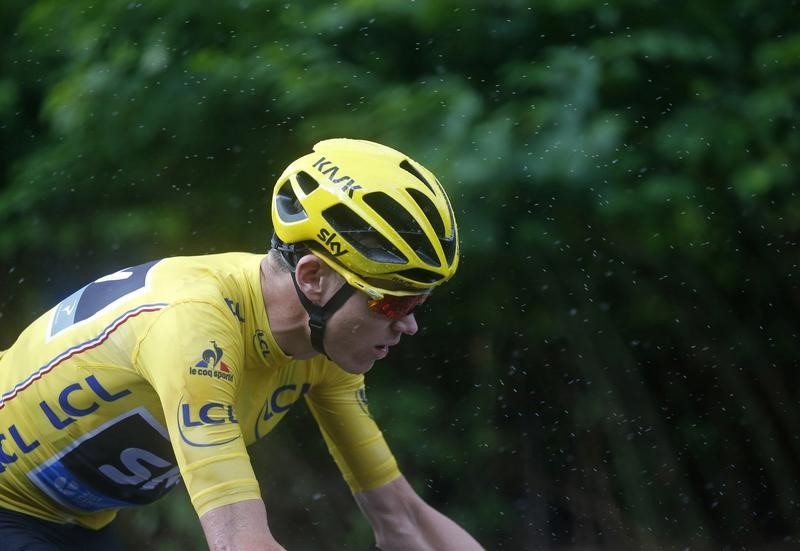 © Reuters. Cycling - Tour de France cycling race - Stage 20 from Megeve to Morzine