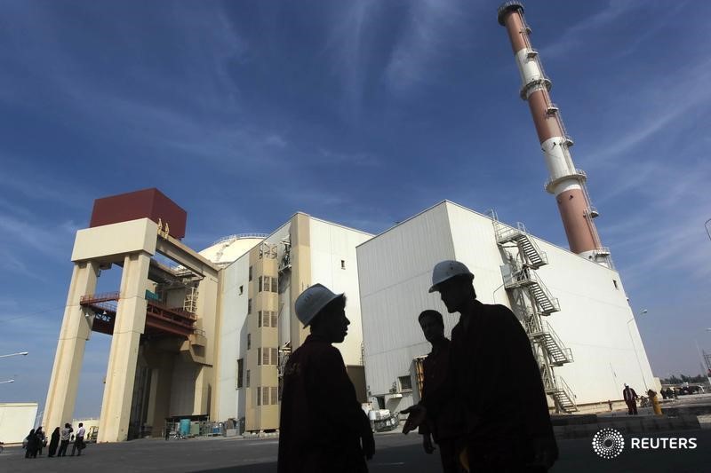 © Reuters. إيران تبدأ بناء محطة نووية جديدة بمساعدة روسيا