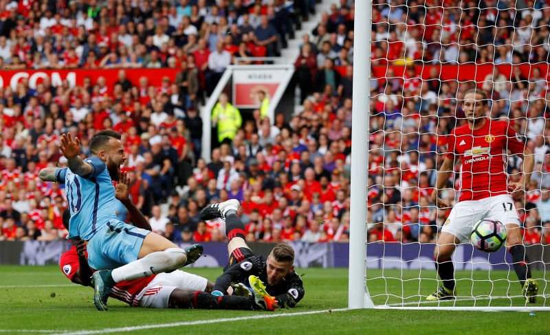 © Reuters. Manchester United v Manchester City - Premier League