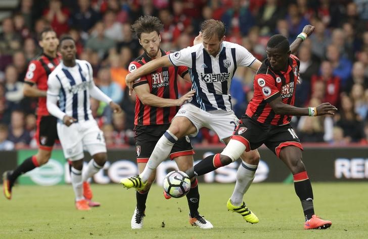 © Reuters. AFC Bournemouth v West Bromwich Albion - Premier League