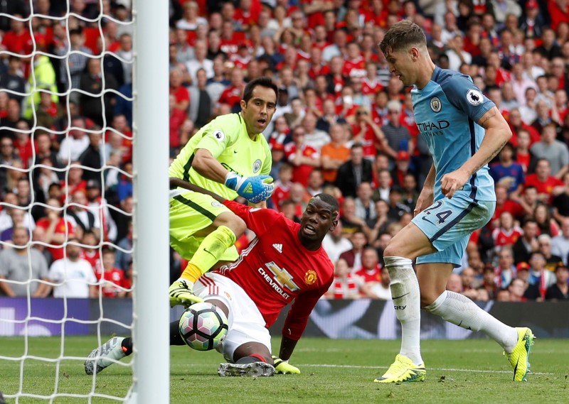 © Reuters. Manchester United v Manchester City - Premier League