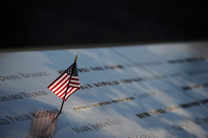 © Reuters. بعد 15 عاما .. أمريكا تحيي ذكرى ضحايا هجمات 11 سبتمبر