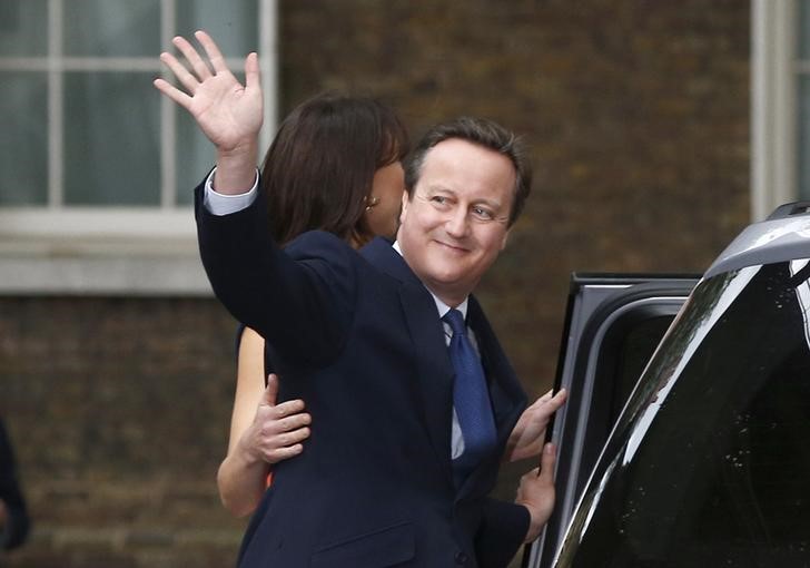 © Reuters. Ex-premiê britânico David Cameron em Londres