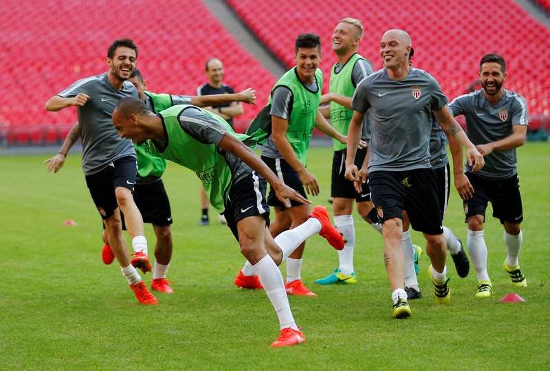 © Reuters. AS Monaco Training