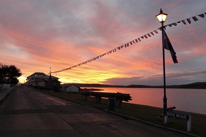 © Reuters. Cidade de Stanley, Ilhas Malvinas