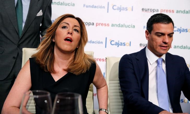 © Reuters. Susana Díaz aviva el fuego al pedir que el PSOE se limite a un rol de oposición