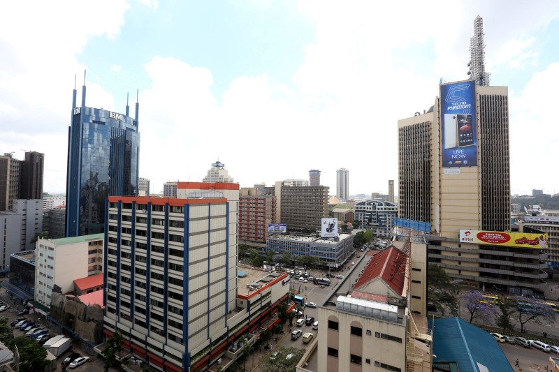 © Reuters. A general view of Kenya's capital Nairobi