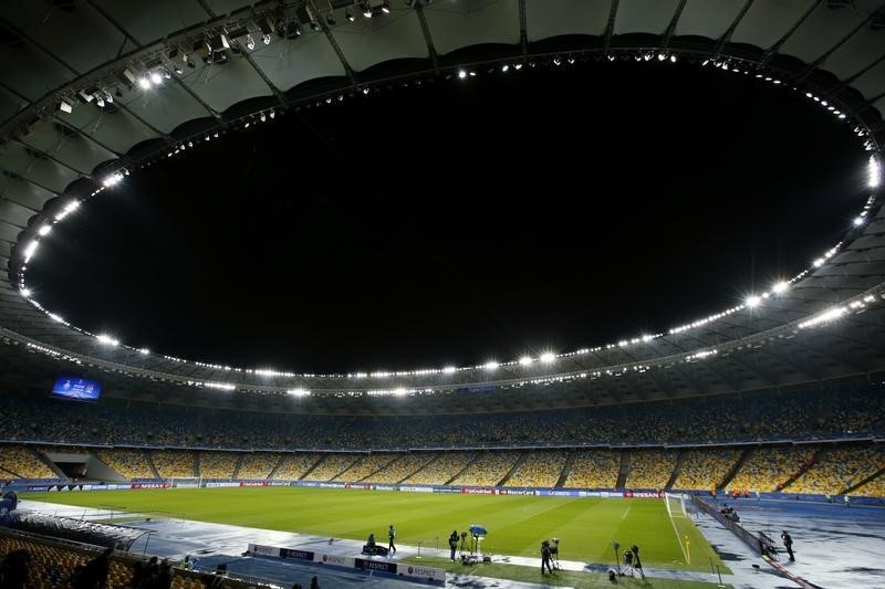 © Reuters. كييف تستضيف نهائي دوري أبطال أوروبا للقدم في 2018