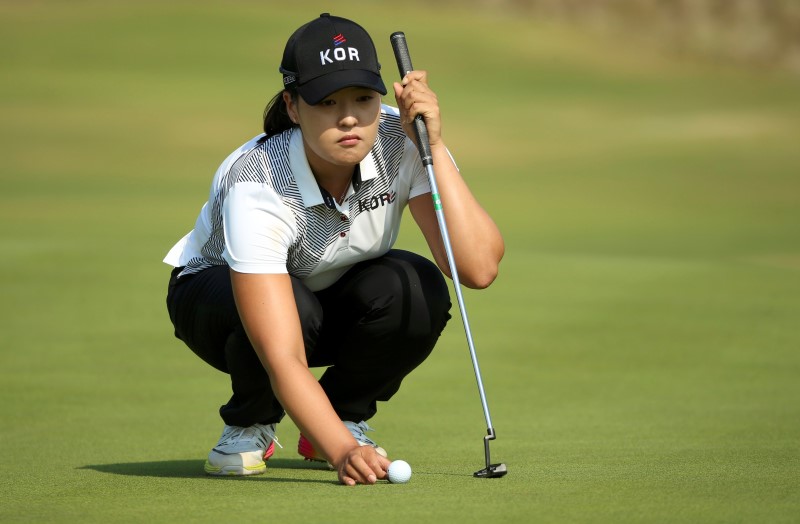 © Reuters. Golf - Women's Individual Stroke Play