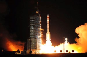 © Reuters. China lanza al espacio su segundo módulo de laboratorio experimental