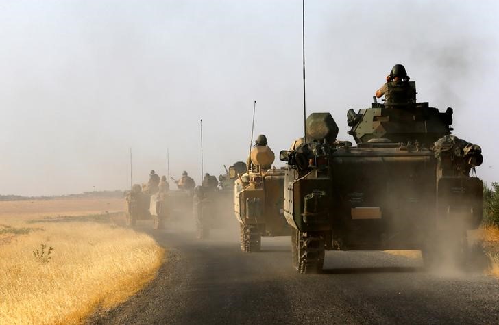 © Reuters. مقتل 3 جنود أتراك و4 مسلحين أكراد في اشتباكات بجنوب شرق تركيا