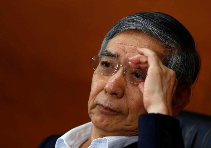 © Reuters. Bank of Japan (BOJ) Governor Haruhiko Kuroda attends a news conference in Tokyo