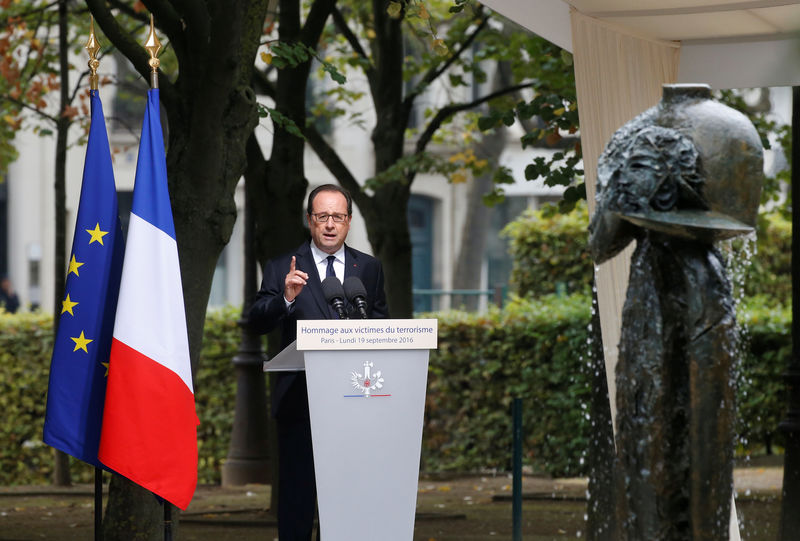 © Reuters. Presidente da França, François Hollande