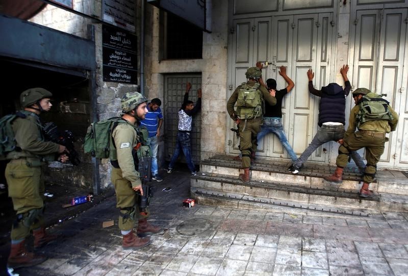© Reuters. الجيش الإسرائيلي: مقتل فلسطيني مسلح بسكين في الضفة الغربية