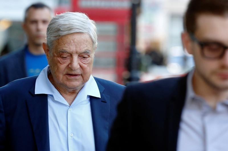 © Reuters. Il miliardario George Soros