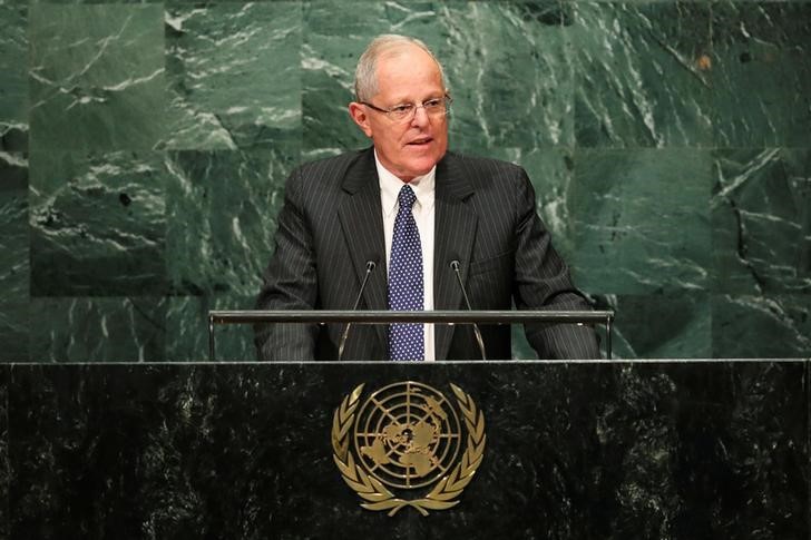 © Reuters. Presidente peruano Kuczynski faz discurso na ONU