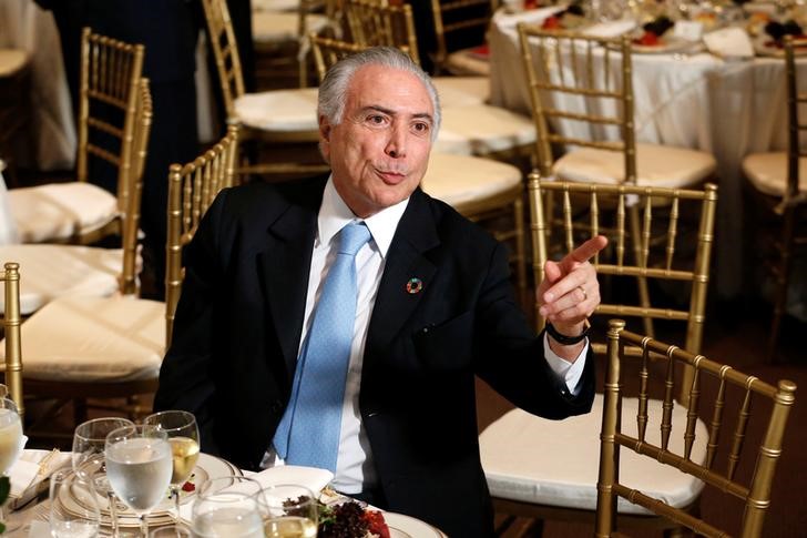 © Reuters. Presidente Michel Temer em Nova York