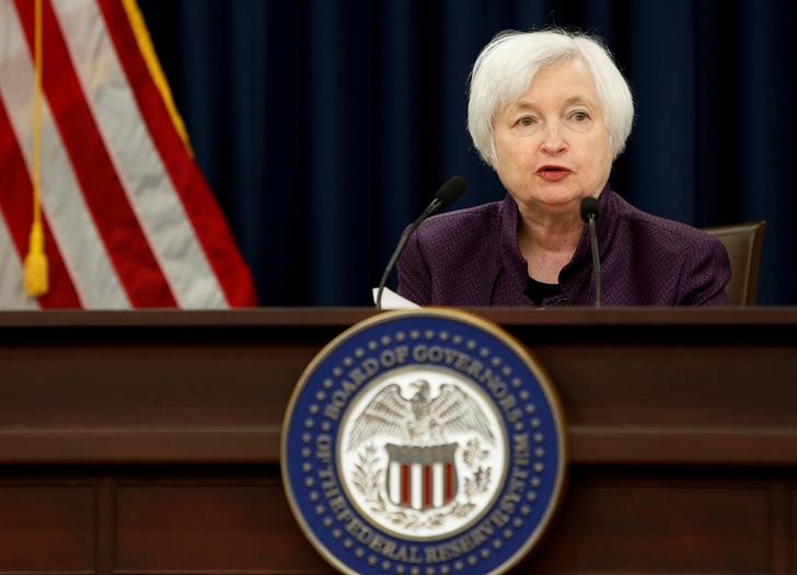© Reuters. Глава ФРС США Джанет Йеллен на пресс-конференции в Вашингтоне
