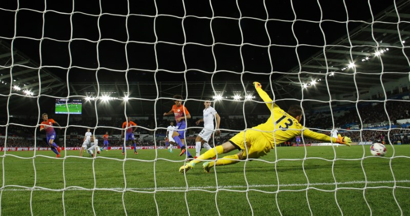 © Reuters. Swansea City v Manchester City - EFL Cup Third Round