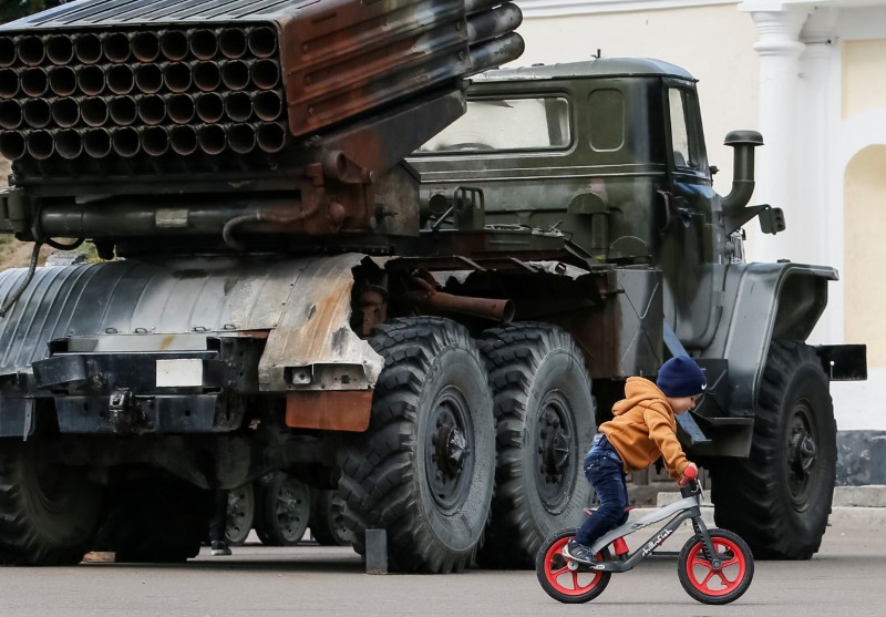 © Reuters. أوكرانيا: عملية السلام معرضة للخطر من دون عقوبات الاتحاد الأوروبي
