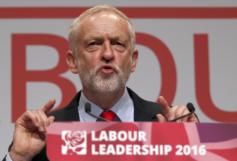 © Reuters. Corbyn pide unidad tras ser reelegido líder de los laboristas británicos