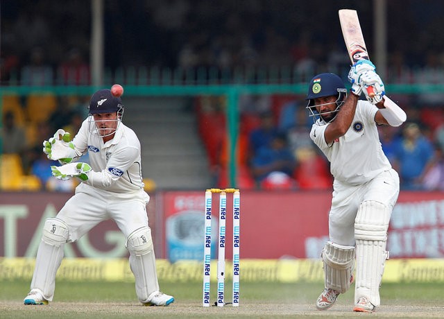 © Reuters. Cricket - India v New Zealand - First Test cricket match