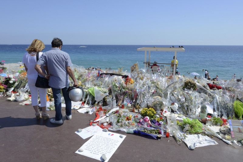 © Reuters. DES ATTENTATS DÉJOUÉS SUR LA CÔTE D’AZUR APRÈS CELUI DE NICE