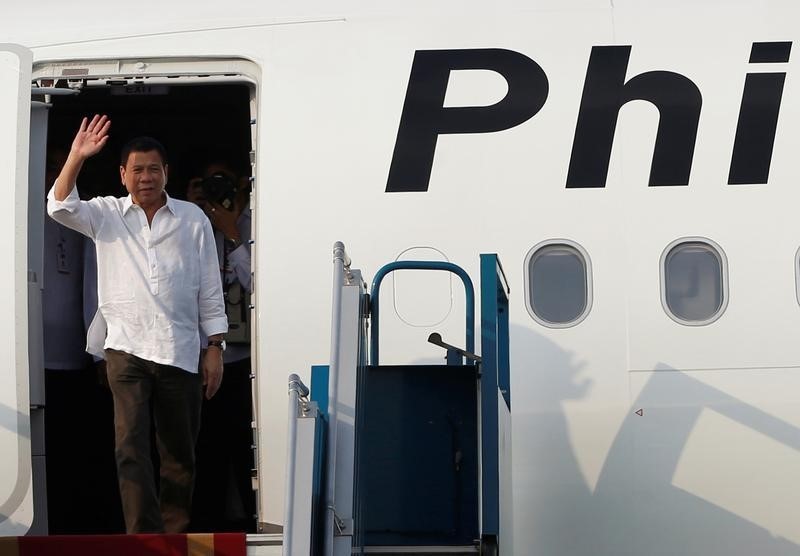 © Reuters. رئيس الفلبين: المناورات العسكرية المقبلة مع واشنطن ستكون الأخيرة