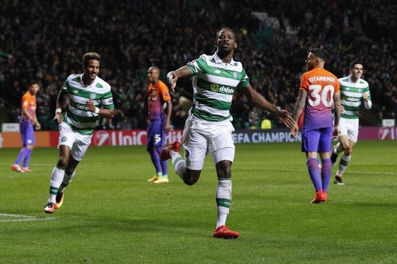 © Reuters. Celtic v Manchester City - UEFA Champions League Group Stage - Group C