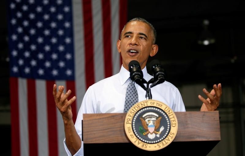 © Reuters. أوباما: نحتاج "للتعقل" بشأن إرسال قوات إلى سوريا