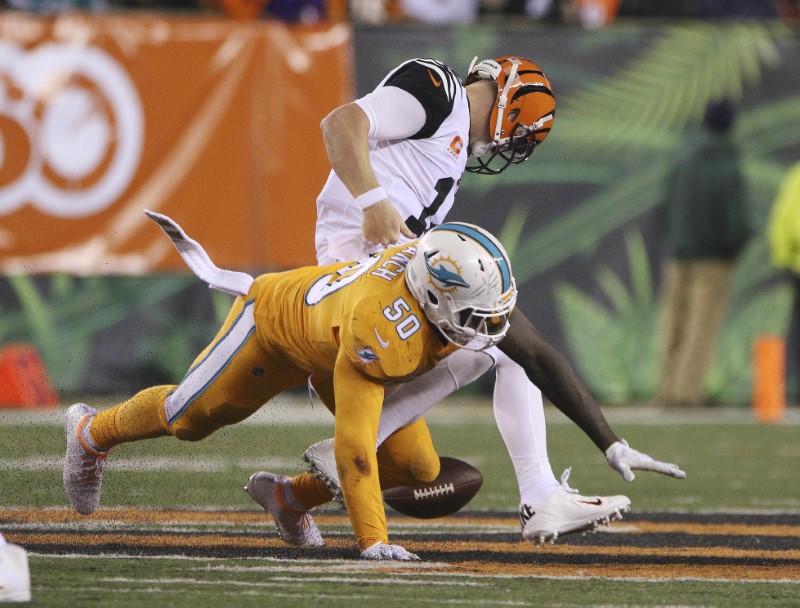 © Reuters. NFL: Miami Dolphins at Cincinnati Bengals