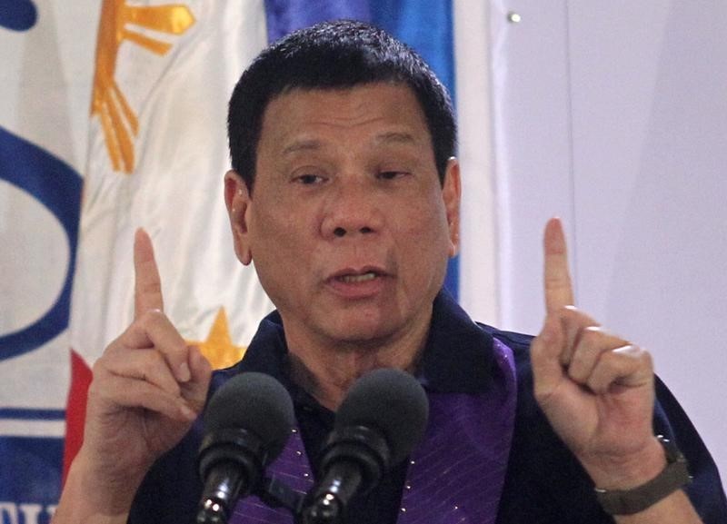 © Reuters. El presidente filipino rechaza las comparaciones con Hitler