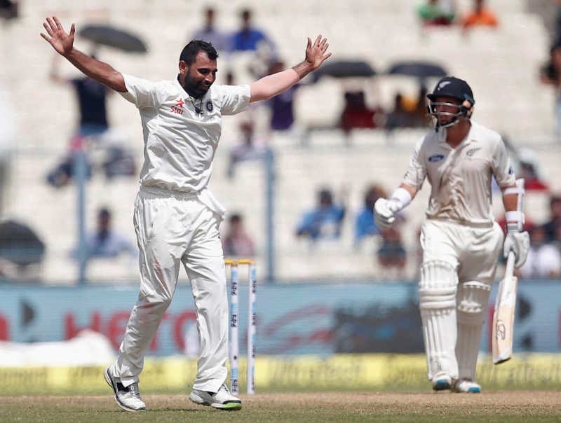 © Reuters. Cricket - India v New Zealand - Second Test cricket match