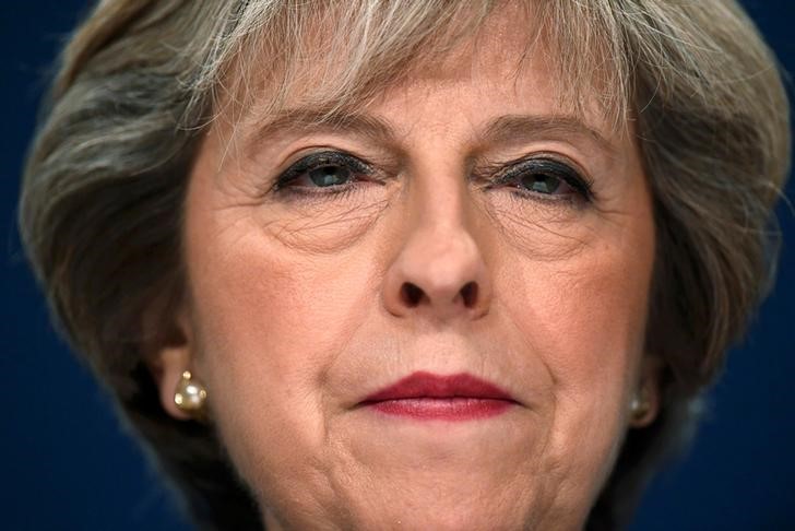 © Reuters. Primeira-ministra britânica, Theresa May, fala durante a Conferência Anual do Partido Conservador em Birmingham, Inglaterra