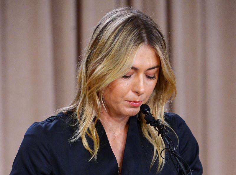 © Reuters. Tennis: Maria Sharapova-Press Conference