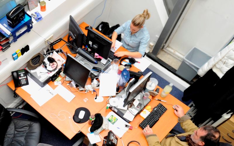 © Reuters. HAUSE DE L'ACTIVITÉ DANS LES SERVICES EN SEPTEMBRE