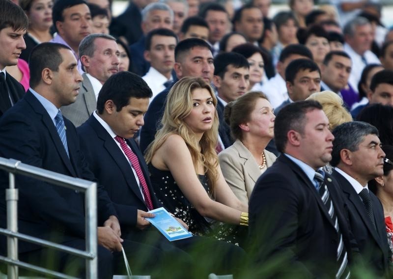 © Reuters. Gulnara Karimova, daughter of Uzbekistan's President Islam Karimov attends an Independence Day celebration in Tashkent