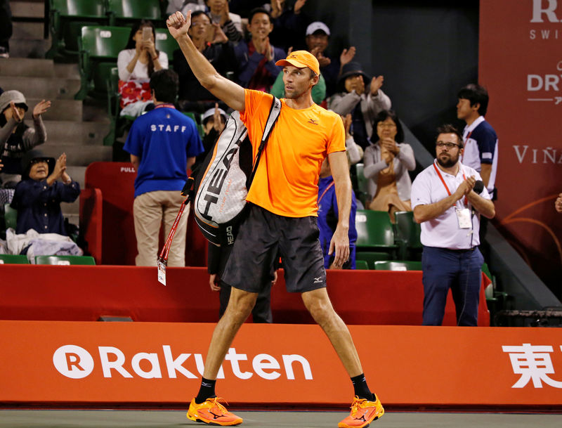 © Reuters. Tennis - Japan Open men's Singles Quarterfinal Match