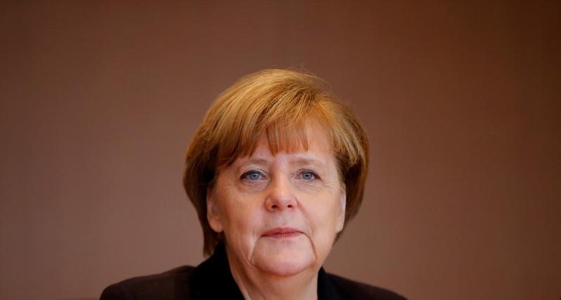 © Reuters. La cancelliera tedesca Angela Merkel